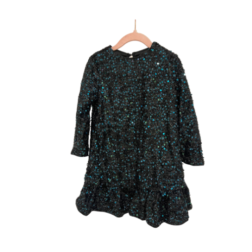 Vestido green shimmer