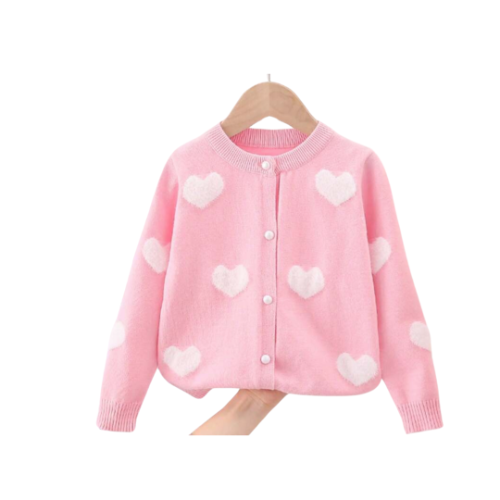 Sueter rosa corazones